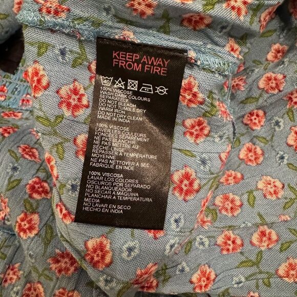 Urban Outfitters Maisie Floral Tiered Mini Skirt Medium - Picture 5 of 5